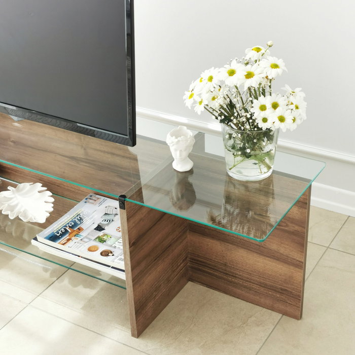 Hanah Home Escape TV - Walnut